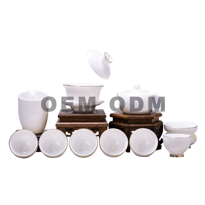 White Porcelain Tea Set